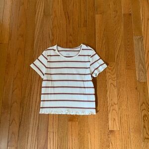 Women soft ribbed crop top